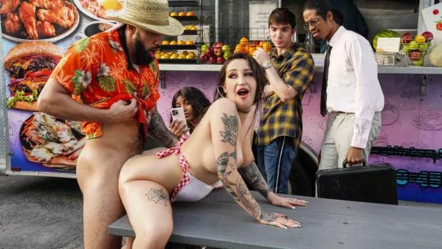 Anna Chambers - Food Truck Serves Big Oily Ass